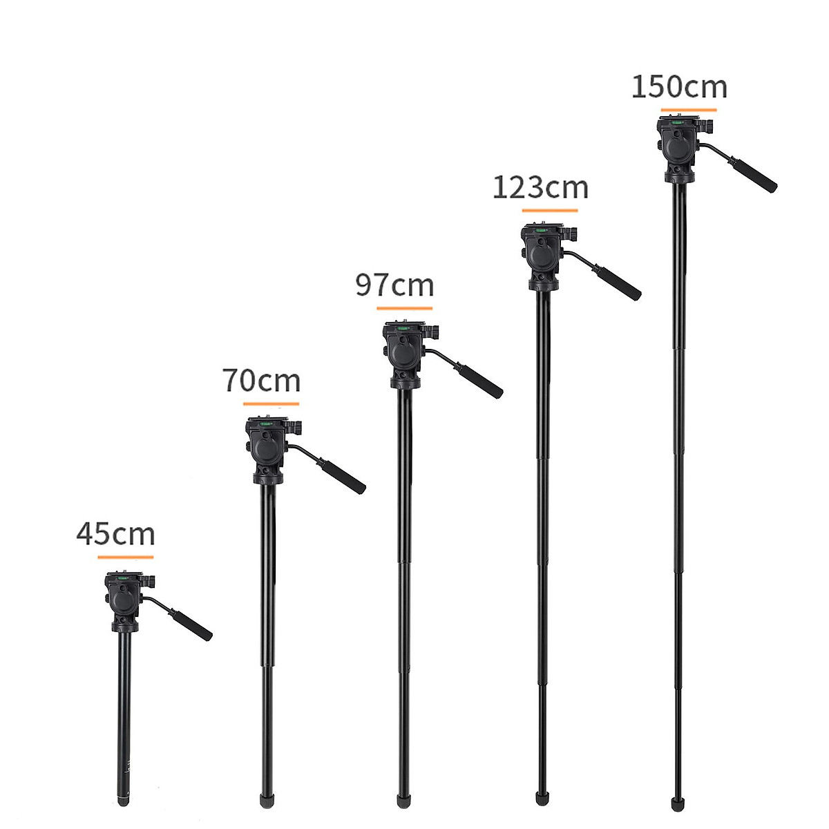 ZOMEI Q310 Tripod Hợp Kim Nhôm Chân Máy Ảnh Máy Quay Phim Chuyên Nghiệp Chống Rung Kéo Dài 170cm Tối Đa Tải Trọng 10Kg