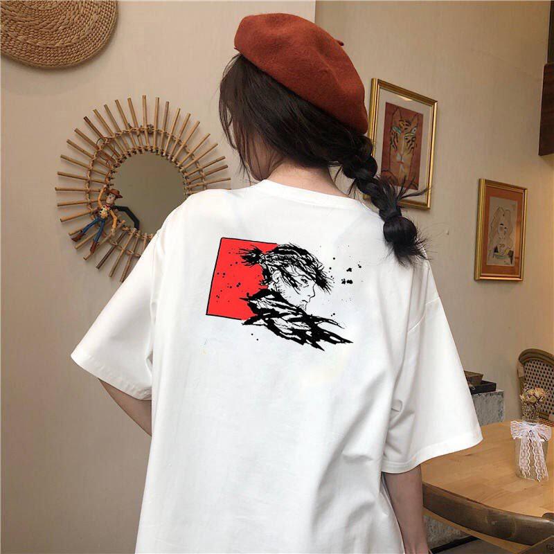 Áo thun nữ tay lỡ Oversize Samurai