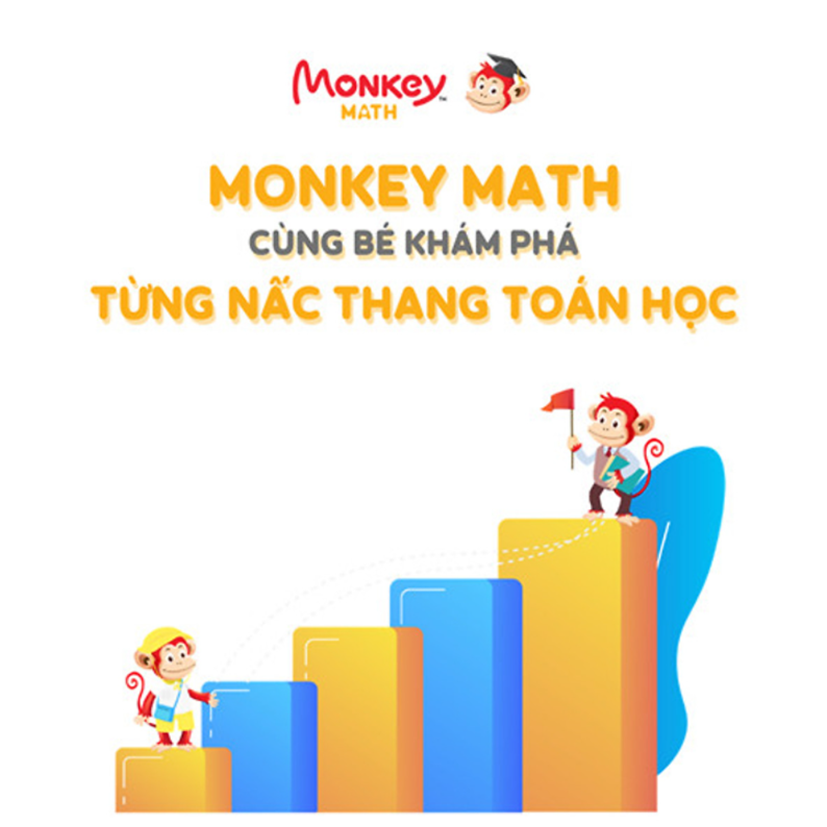 Evoucher - Monkey Math (Trọn đời, 1 năm) - Toán tiếng Anh (Theo chương trình GDPT mới cho Mầm non và Tiểu học)