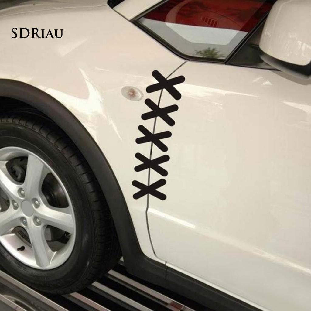 Bộ 6 Miếng Dán Chống Bụi Hình Chữ X Cho Xe Hơi / Xe Tải