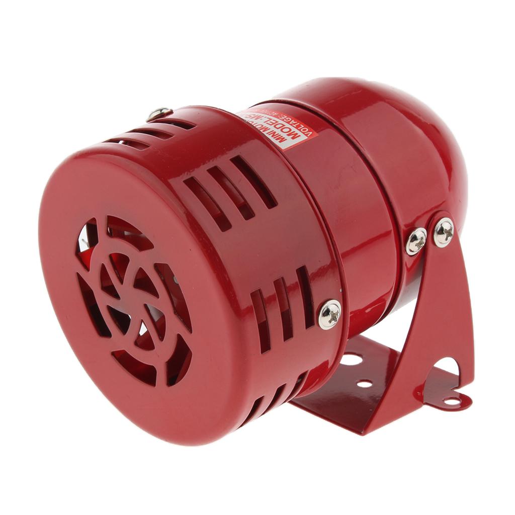 Strong Penetration Industrial Siren Motor Alarm Buzzer Alarm, Red, 12V / 24V / 110V / 220V