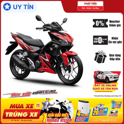 Xe Máy Honda Winner X 2024 Tiêu Chuẩn Smart Key Phanh Thường