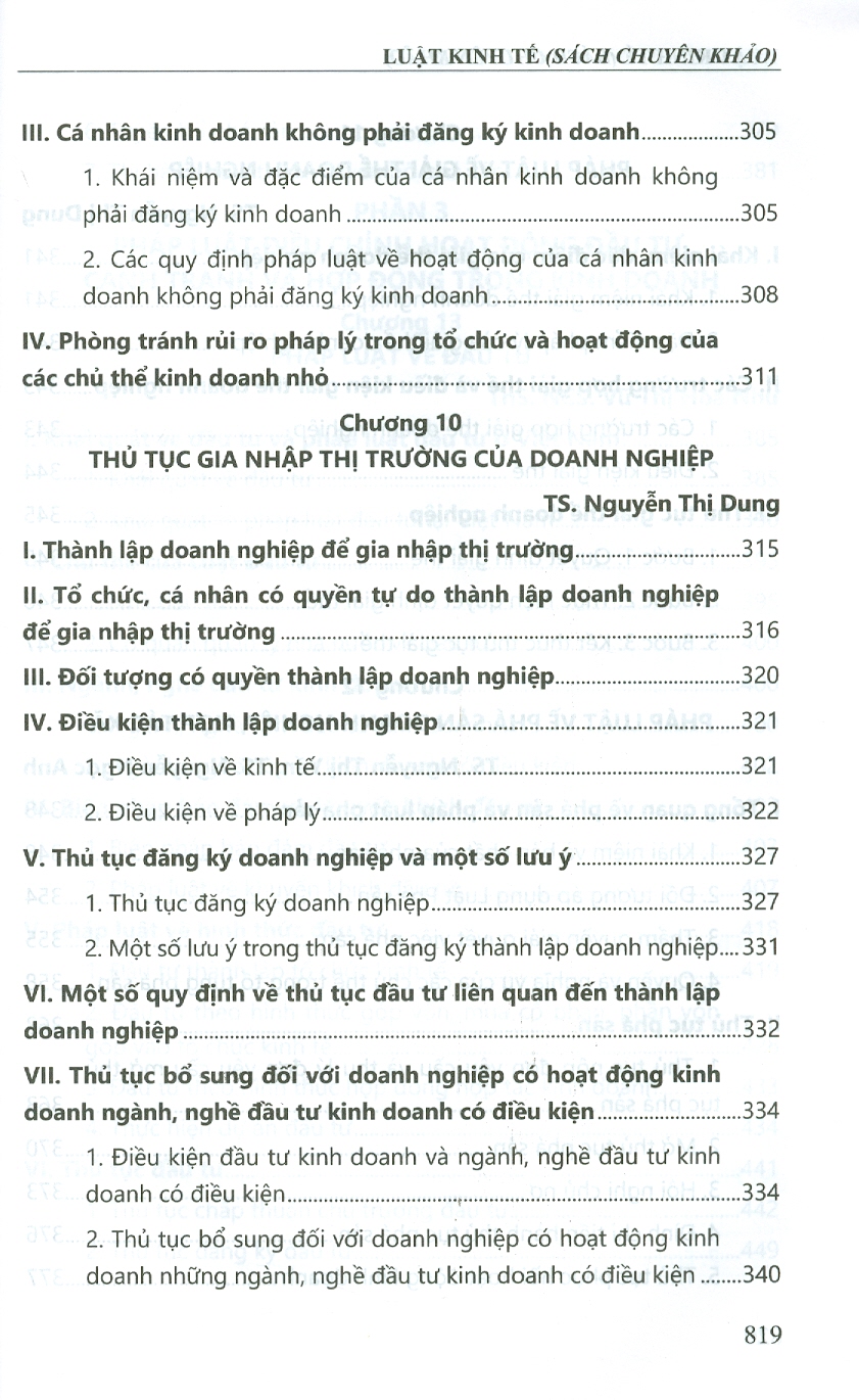 Luật Kinh Tế - Sách chuyên khảo
