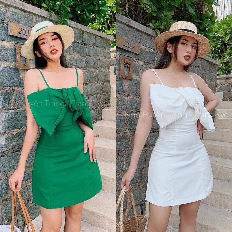 SET ĐẦM HAI DÂY XOẮN NƠ NGỰC