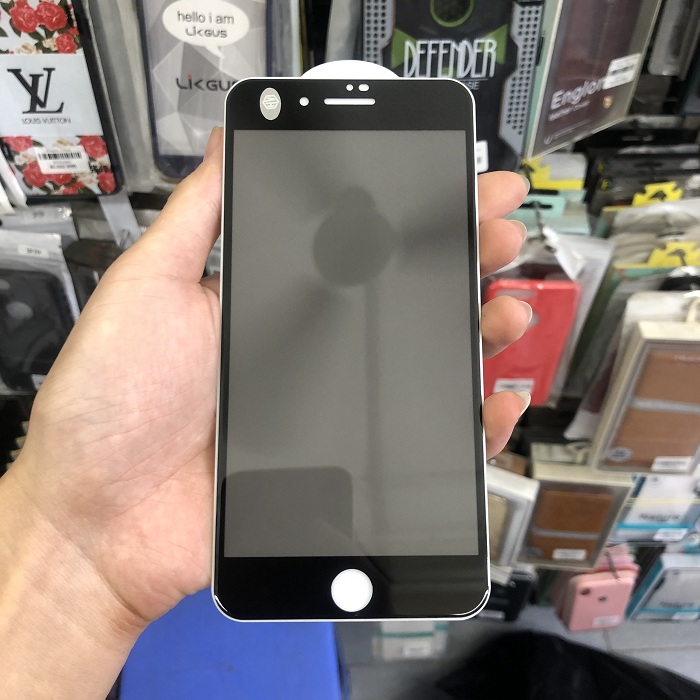 Tấm dán cường lực full màn hình chống nhìn trộm dành cho iPhone 8 Plus