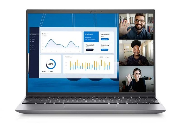 Máy tính xách tay Dell Vostro 5320 M32DH1 (Core i5 1240P/ 8GB/ 256GB SSD/ Intel Iris Xe Graphics/ 13.3inch Full HD+/ Windows 11 Home/ Grey/ Vỏ nhôm) - Hàng chính hãng