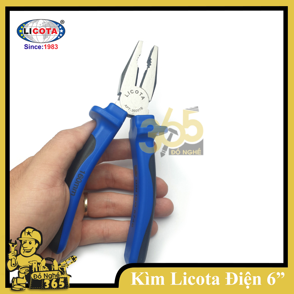 Kìm điện 6" (160mm) cao cấp LICOTA - APT-36001BSL