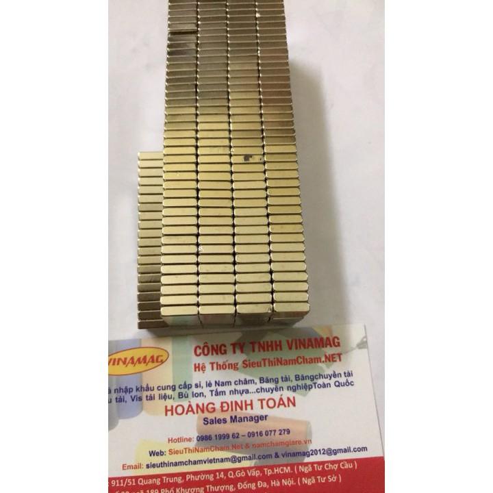 Nam châm vuông 10x10x3mm nam châm đất hiếm
