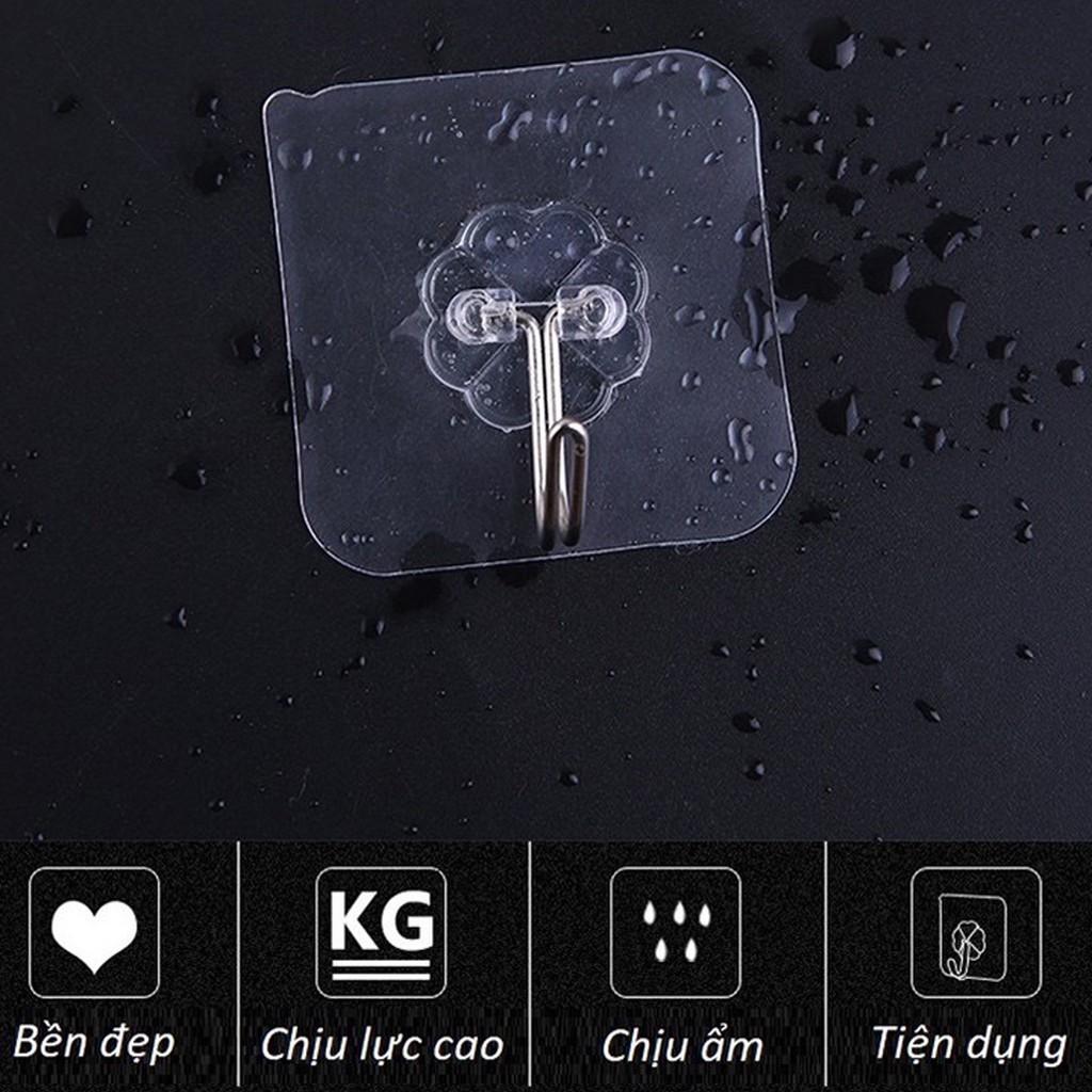 Combo 4 Móc Dính Tường Siêu Dính, Móc Dán Tường Chắc Chắn, Móc Treo Gắn Tường, Móc Treo Đồ Dùng Gia Đình. TakyHome 2213