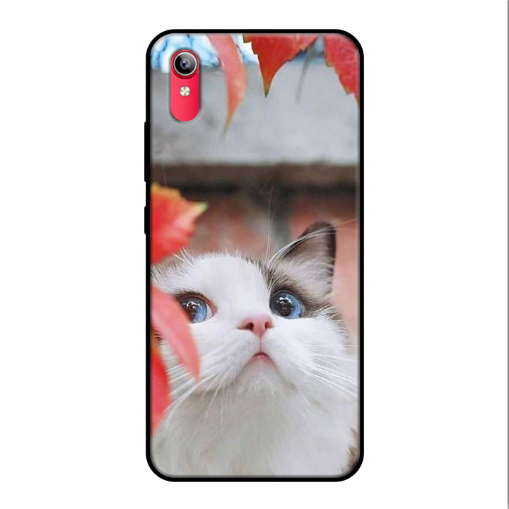Ốp lưng điện thoại Vivo Y91C viền silicon dẻo TPU in hình Thú Cưng - Hàng chính hãng