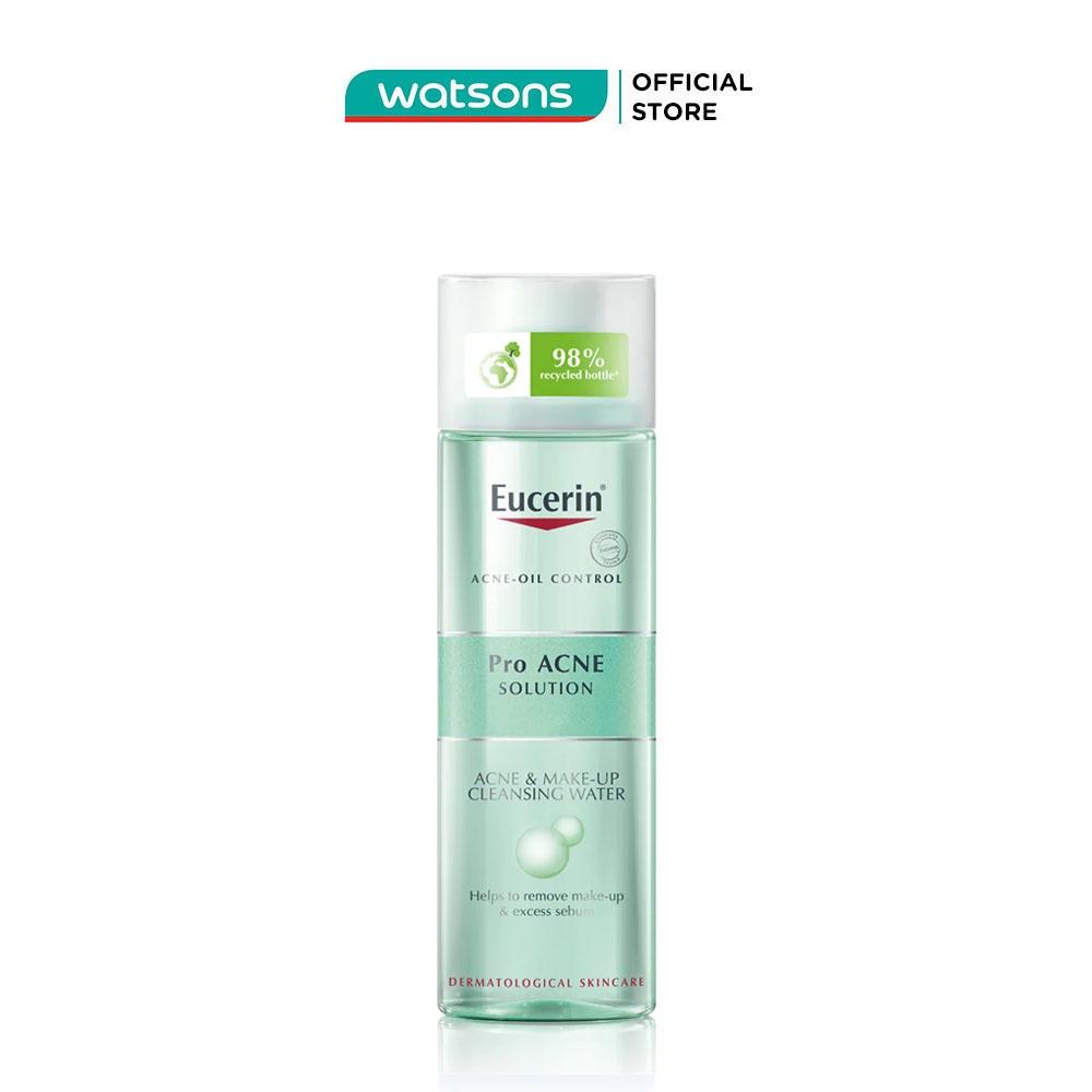 Nước Tẩy Trang Eucerin Sạch Sâu & Giảm Mụn Pro Acne Cleansing Water 200ml