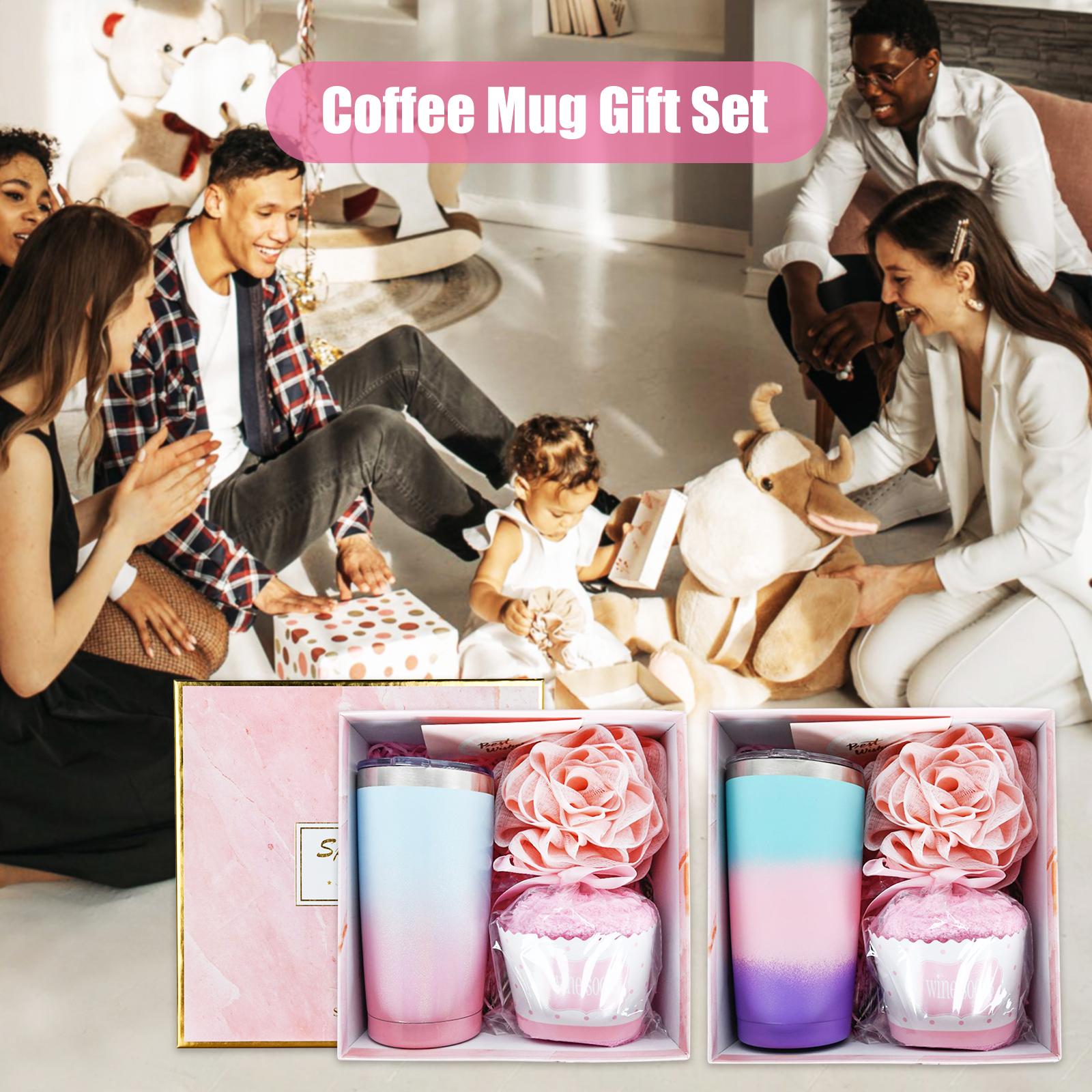 Bộ Quà Tặng Cốc Giữ Nhiệt 500Ml Kèm Nắp Và Thiệp Chúc Mừng