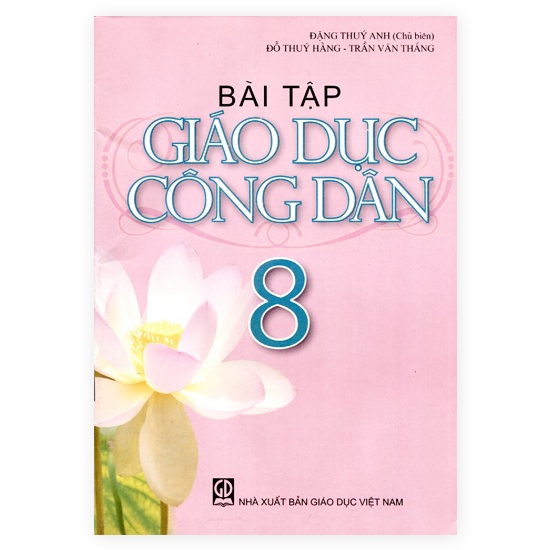 Sách - Bài Tập Giáo Dục Công Dân 8 và 2 tập giấy kiểm tra kẻ ngang (6 tờ đôi)