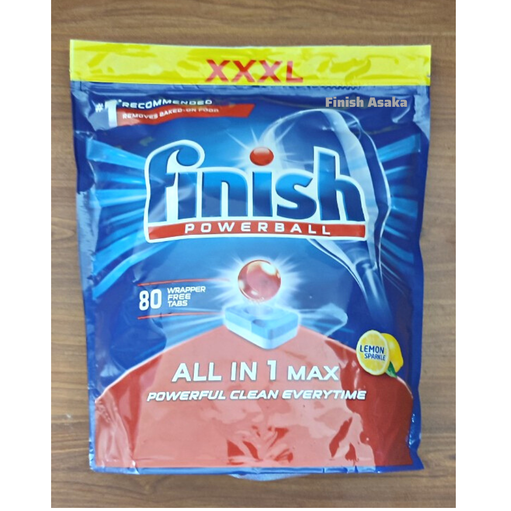 Viên rửa bát Finish All In 1 Max 80 viên/ Túi