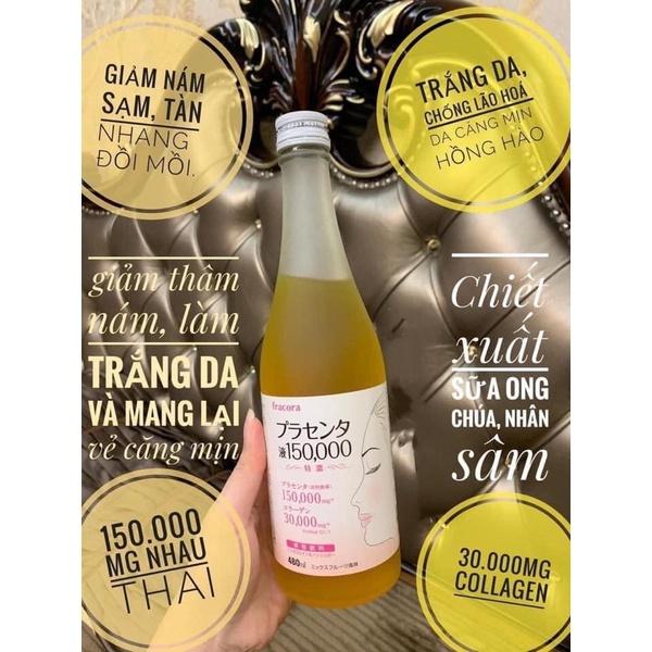 Nước Uống Nhau Thai Cừu FRACORA PLACENTA Nhật Bản - ĐẸP DA, CHỐNG LÃO HÓA