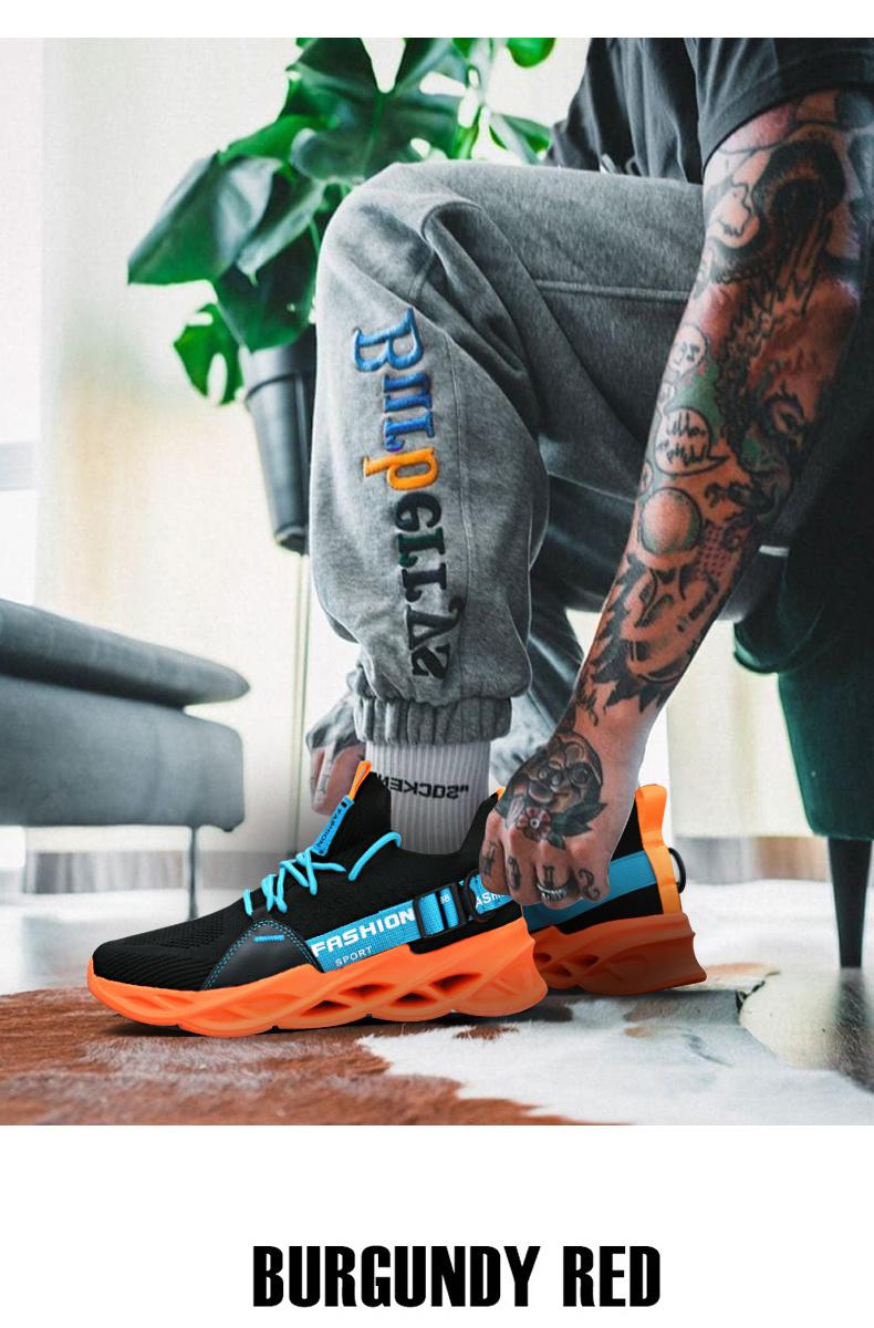 Mới Giày Nam Lưới Chạy Bộ Thể Dục Ngoài Trời Chạy Bộ Cặp Đôi Giày Thể Thao Size Lớn Thời Trang Nữ Giày Color: A-Yellow Shoe Size: 5