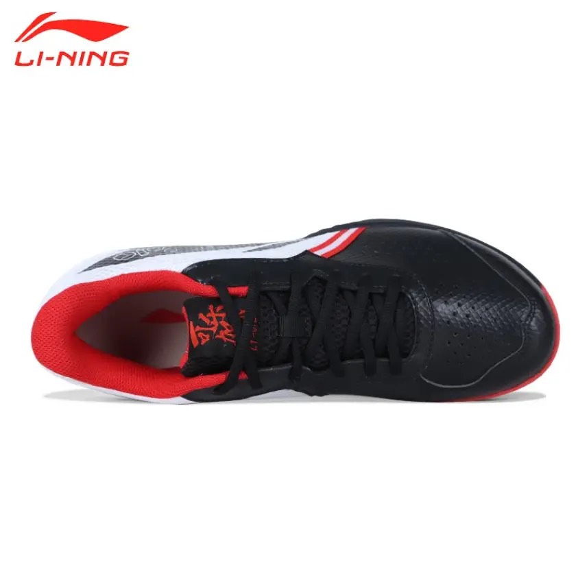 giày cầu lông Lining chính hãng AYTS020-2 mẫu mới dành cho nam-tặng tất thể thao bendu màu ghi