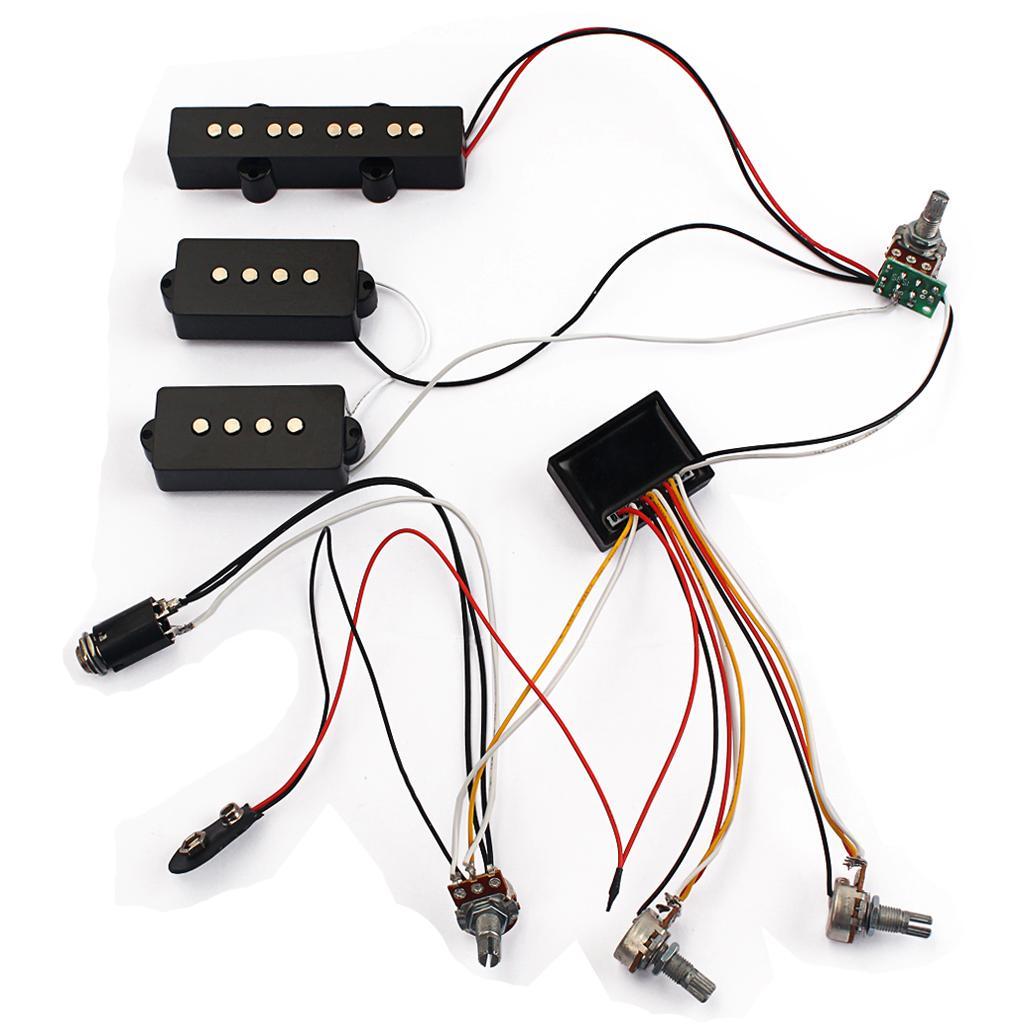 1 Set Wiring Harness EQ Equalizer Pickup for / Guitar