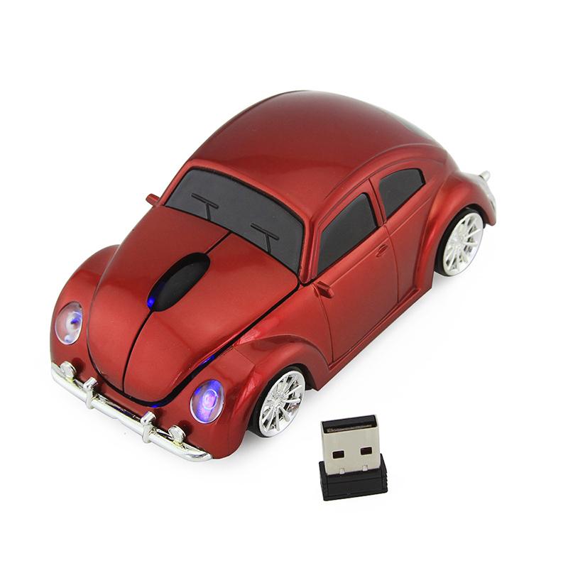 CHYI Ô Tô Không Dây Chuột Quang Học 1600DPI Máy Tính VW Cánh Cứng Xe Chuột 3D Chuột Chơi Game Cho Tặng Máy Tính Xách Tay, Máy Tính Để Bàn máy Tính Xách Tay