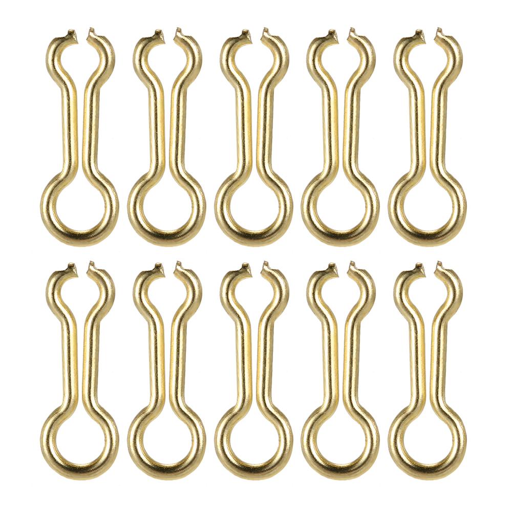 Bộ 200 cái mắt dây đồng thau cần câu cá