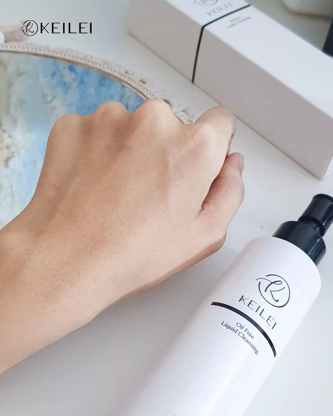 Phấn nước đa năng 3in1 và Tinh chất tẩy trang sạch sâu KEILEi