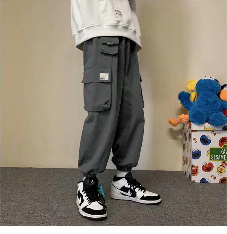 Quần Dài Thể Thao Phối Nhiều Túi Thời Trang 2 Màu  Cho Nam