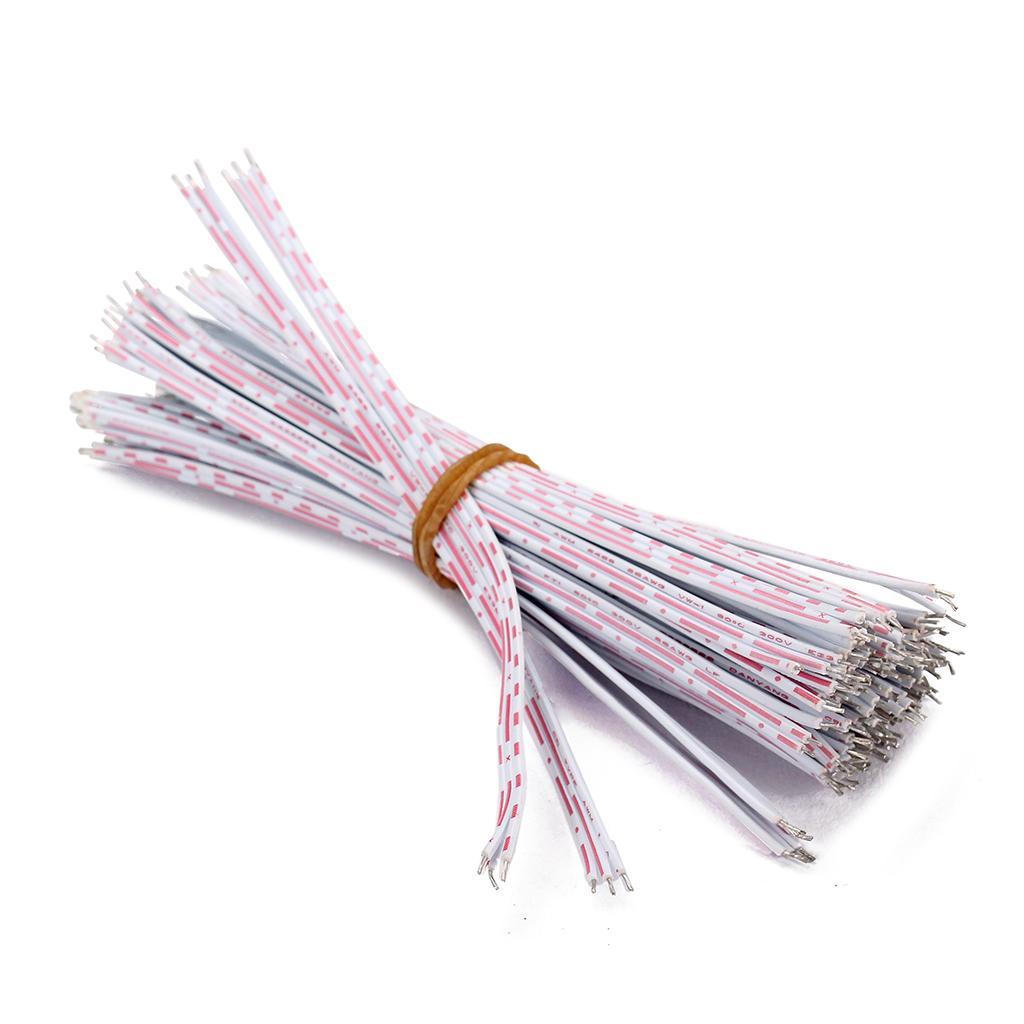 1 Set 50pcs Tin-Plated Breadboard  Cables Wires