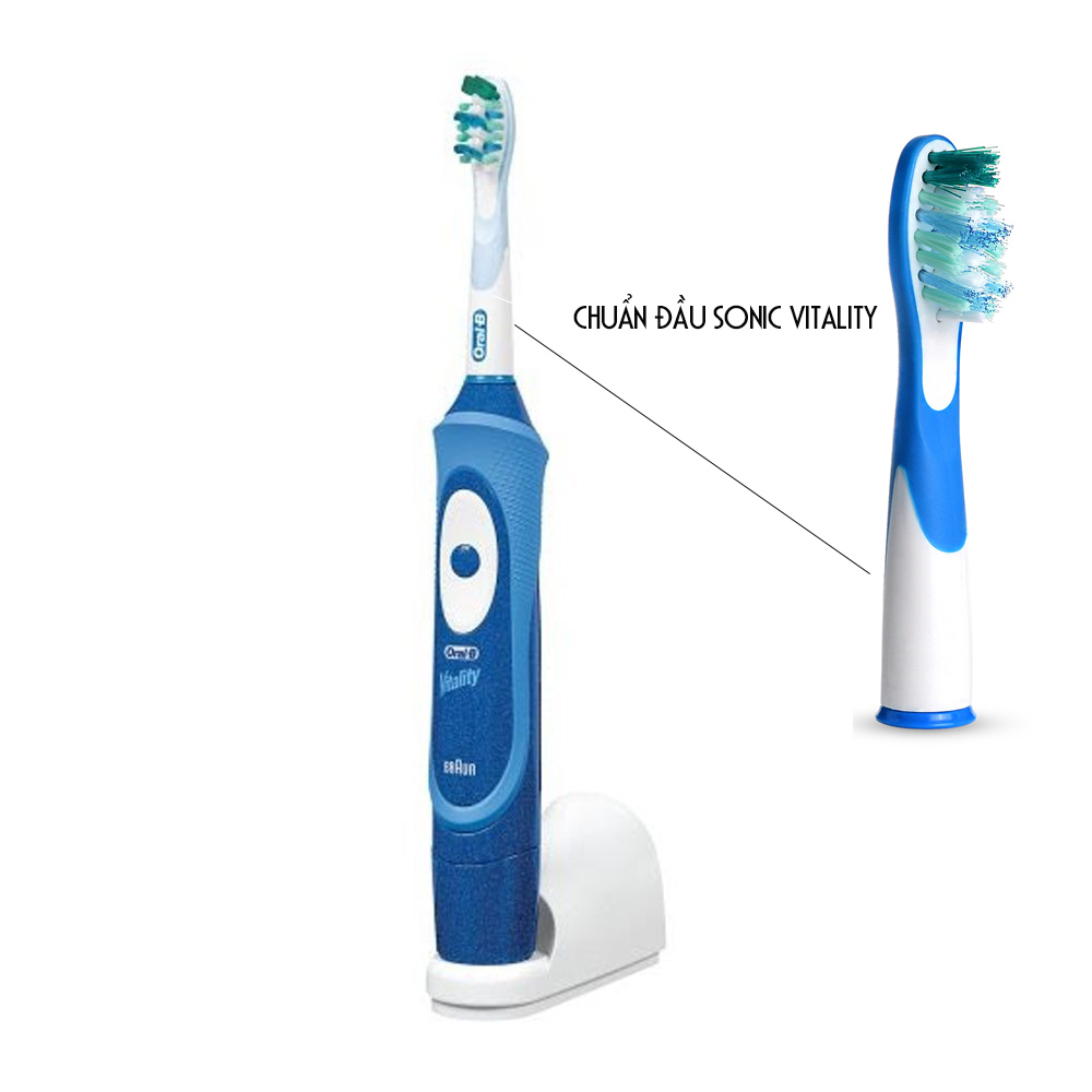 Bộ 4 Đầu Bàn Chải Đánh Răng điện SR12A.18A cho các dòng máy Braun Oral B Sonic, Sonic Complete và Sonic Vitaliy