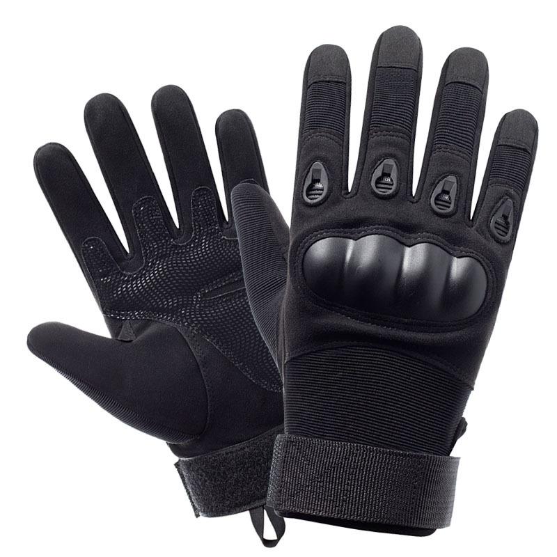 Full Ngón Găng Tay Nam Ngoài Trời Găng Tay Chiến Thuật Quân Sự Bắn Súng Thể Thao Săn Bắn Airsoft Xe Máy Găng Tay Xe Đạp Color: Khaki 1 Size: XL