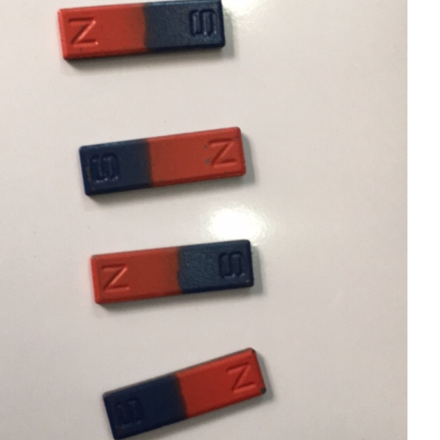 Nam châm thí nghiệm Chữ I 48x16x4mm (Bộ 10 cái)