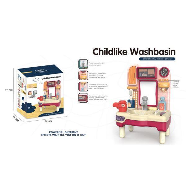 Bồn rửa mặt có nước - đèn nhạc du dương SWEET HEART