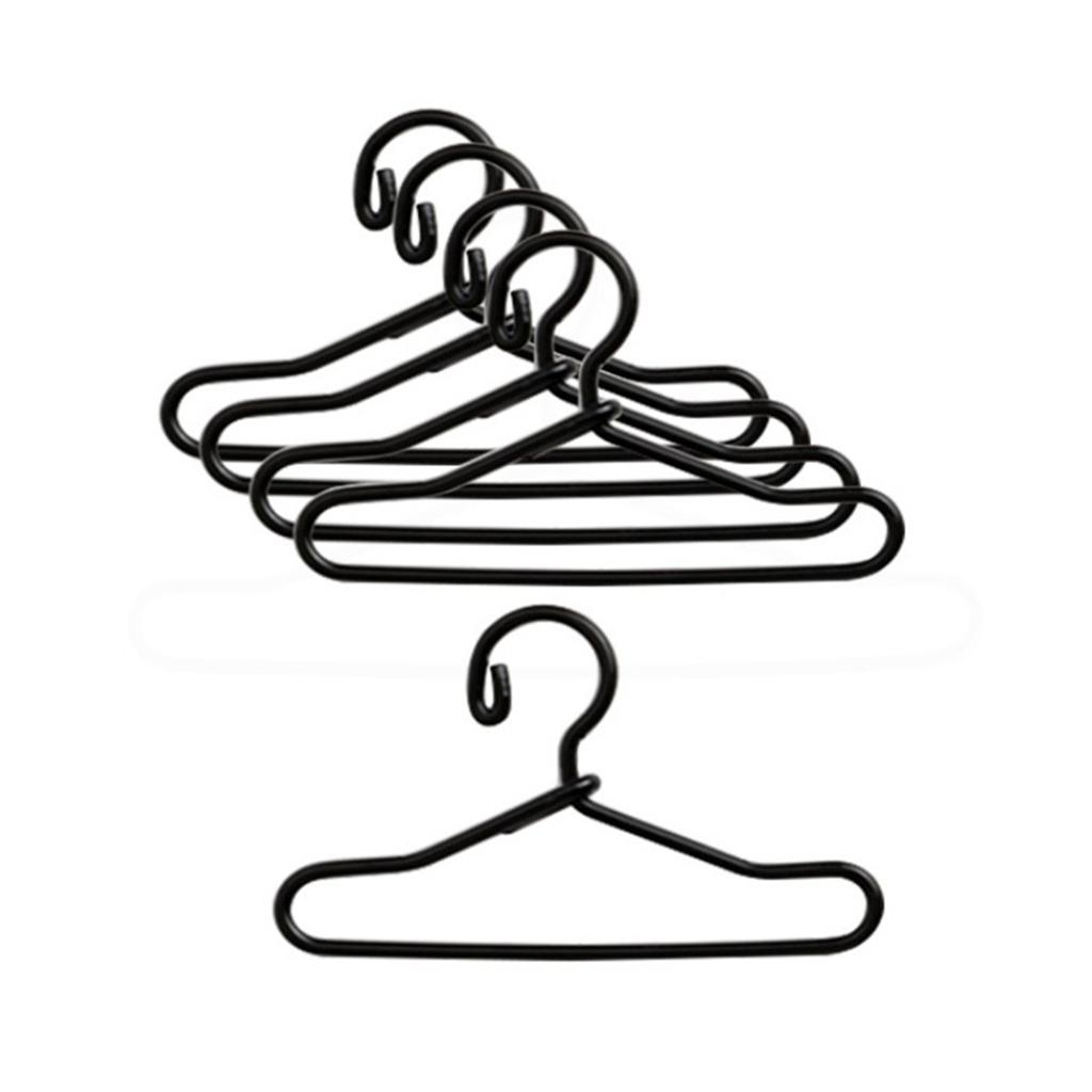 10Pcs Metal Clothes Hangers for BJD Dolls Dress Pants Gown