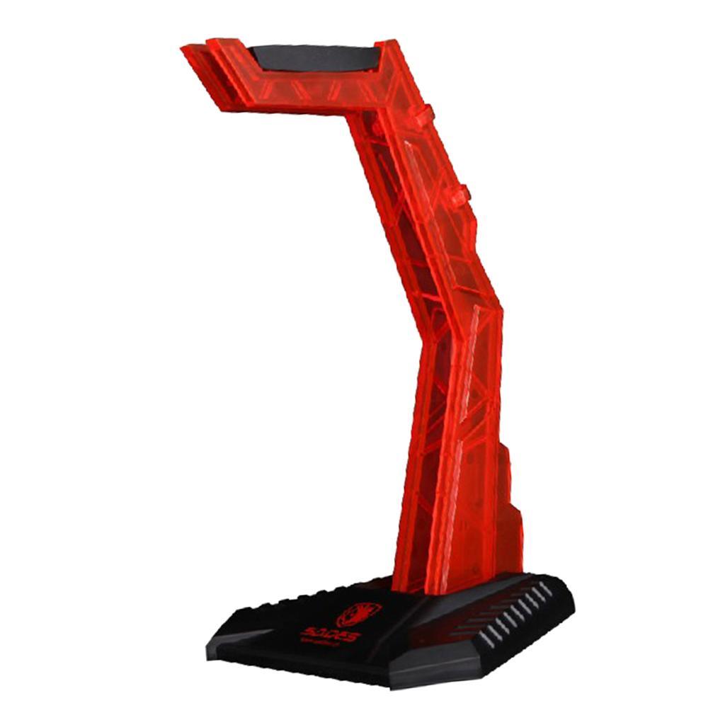 Red Acrylic Headphone Stander Modular Headset Holder Display Bracket