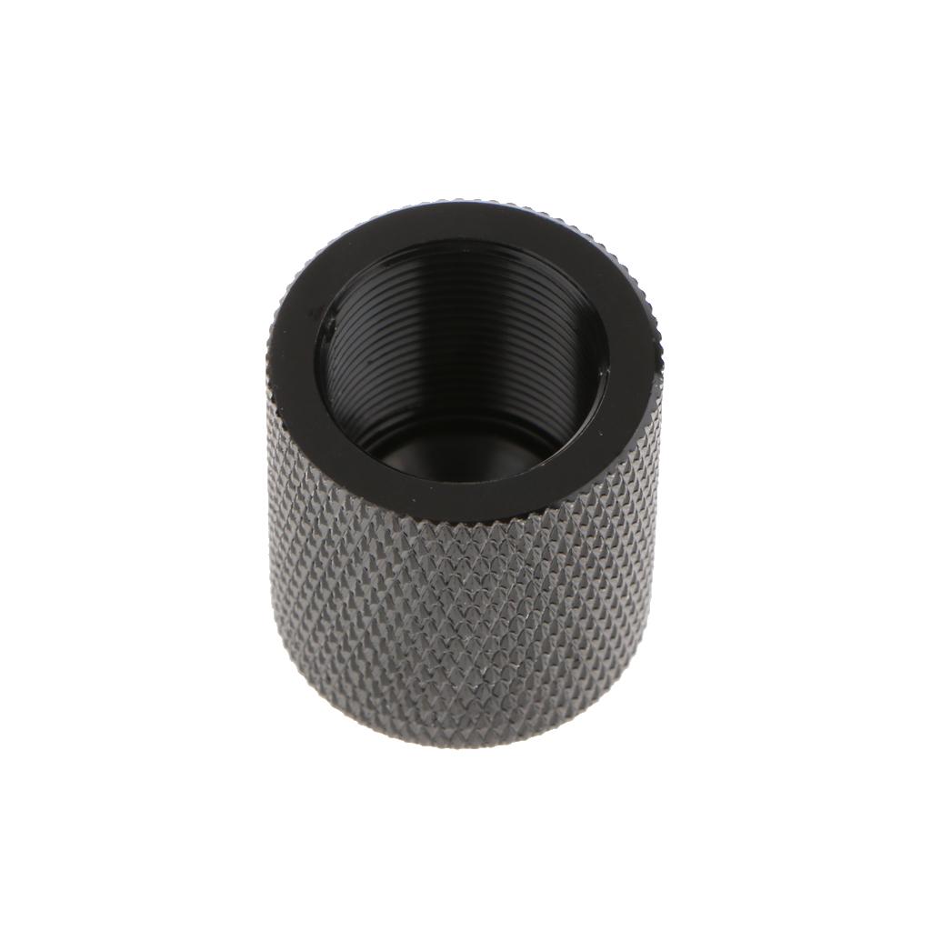 All Metal 5/8 27 Female To 1/4-20 Male Adapter Screw for Camera Microphone Stand - Black