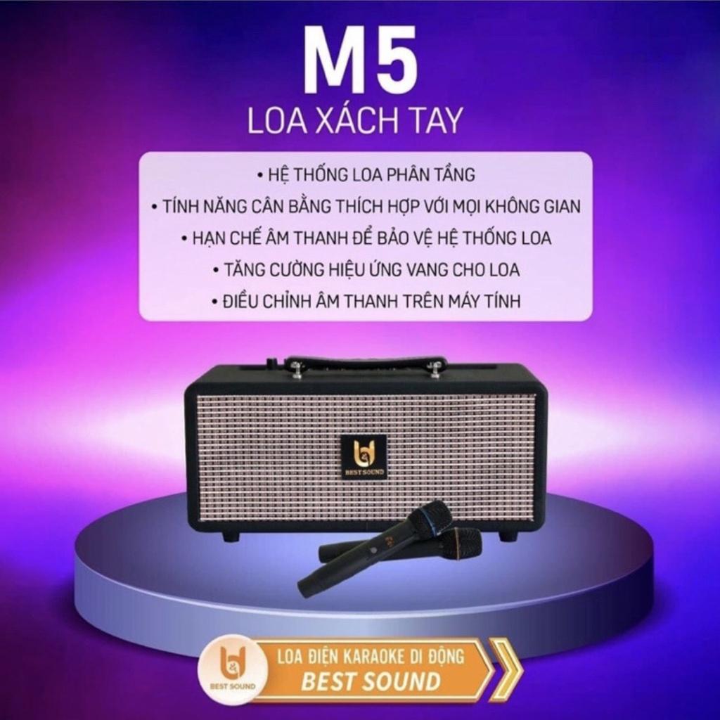 Loa di động cao cấp chính hãng Best Sound M6 Musicbox (Hàng nhập khẩu, 2022)