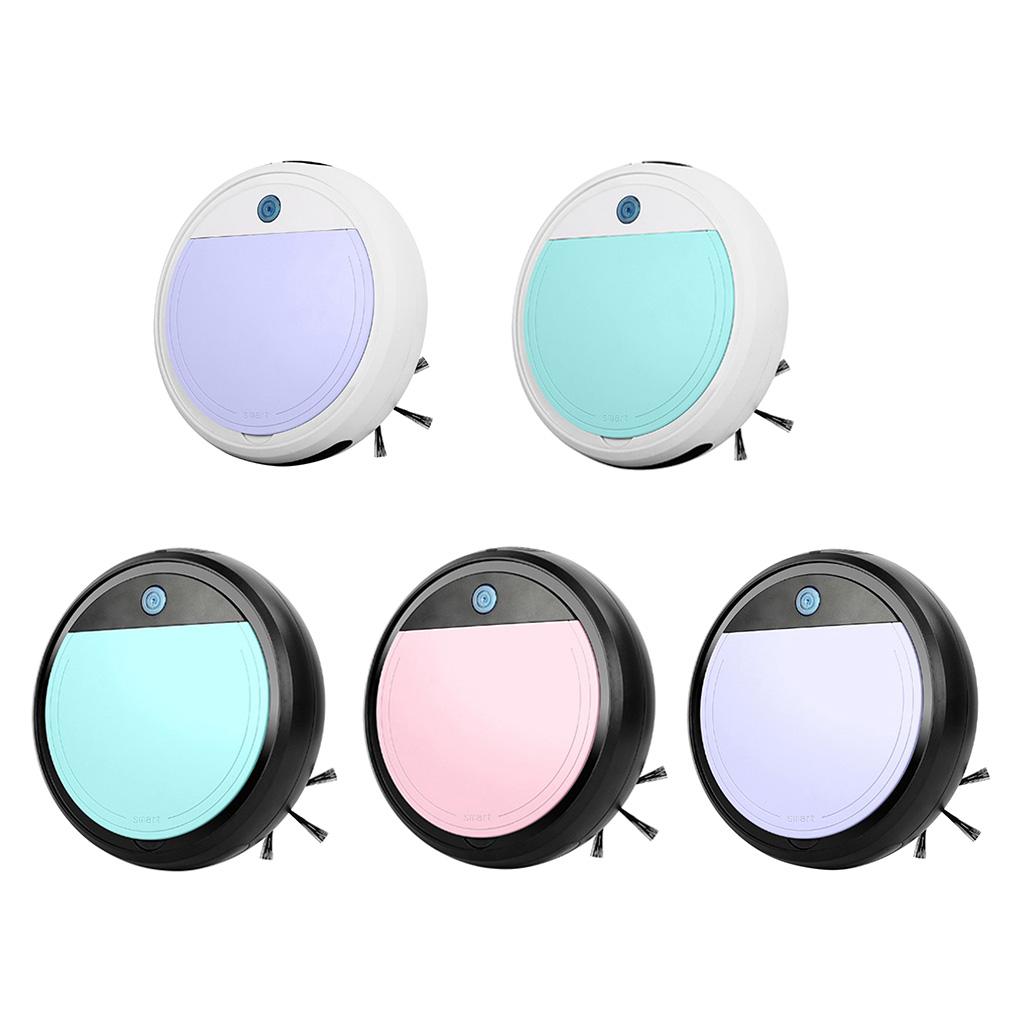 Robot Vacuum Cleaner Automatic Sweeping Vacuuming &amp; Mopping White+Pink