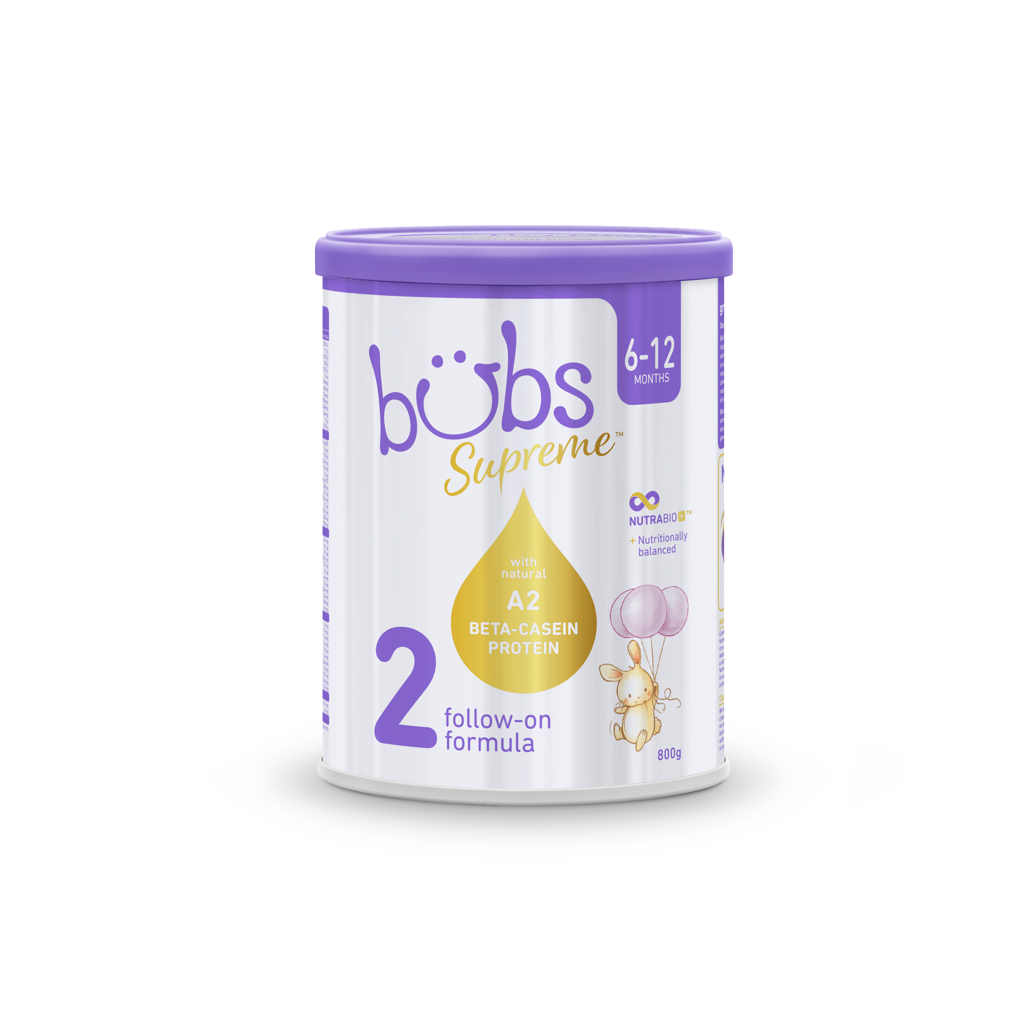 [Date 10.24] Sản phẩm dinh dưỡng công thức dành cho trẻ từ 6-12 tháng tuổi: Bubs Supreme Follow-On Formula 2