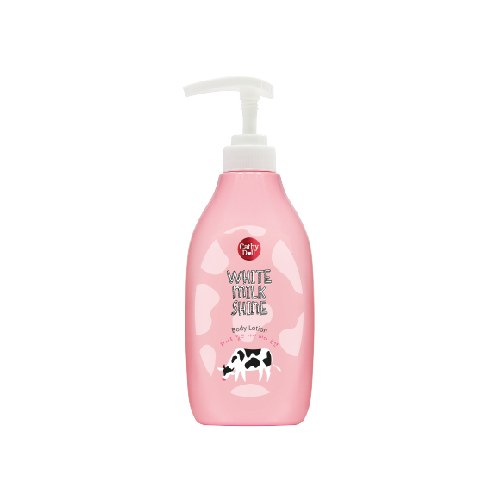 Bộ Sản Phẩm Kem Tắm Sữa Bò Cathy Doll White Milk Shine Body Bath Cream 450ml