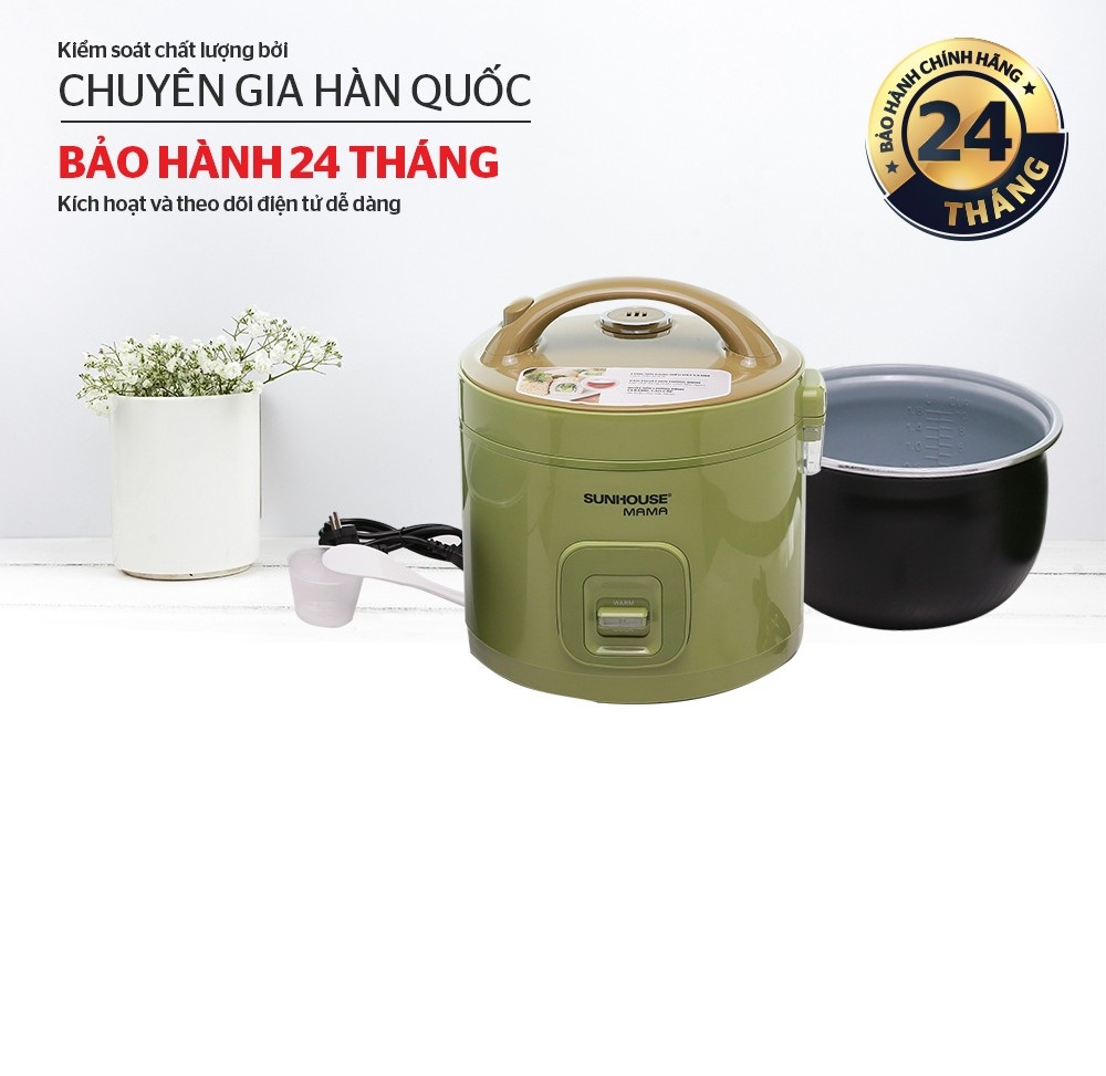 Nồi Cơm Điện 1.2L Sunhouse MaMa SHD8265 - Màu Ngẫu Nhiên - Hàng Chính Hãng