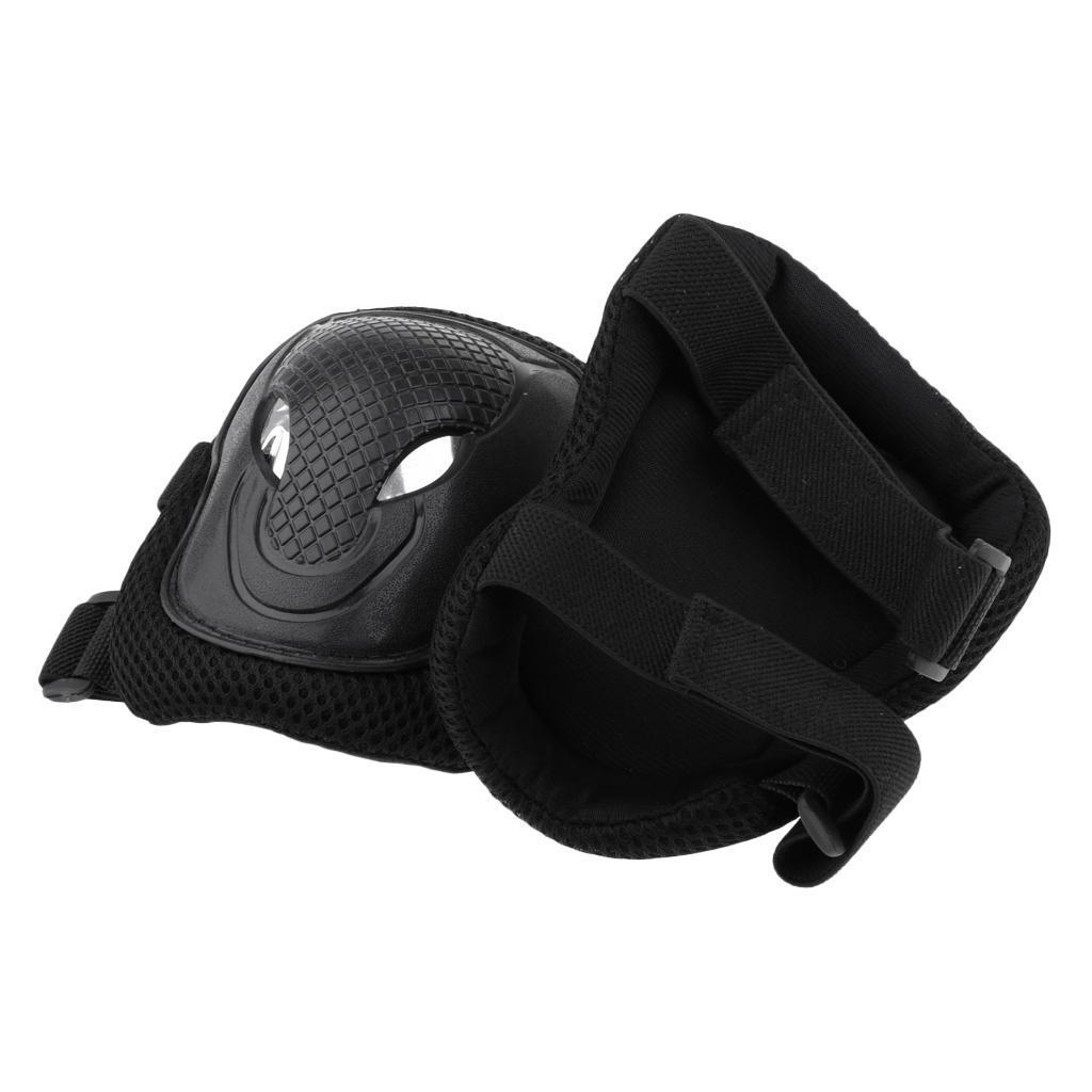 12 Pcs Adult Roller Skating Bicycle Knee Wrist Guard Elbow Pad Adjustable