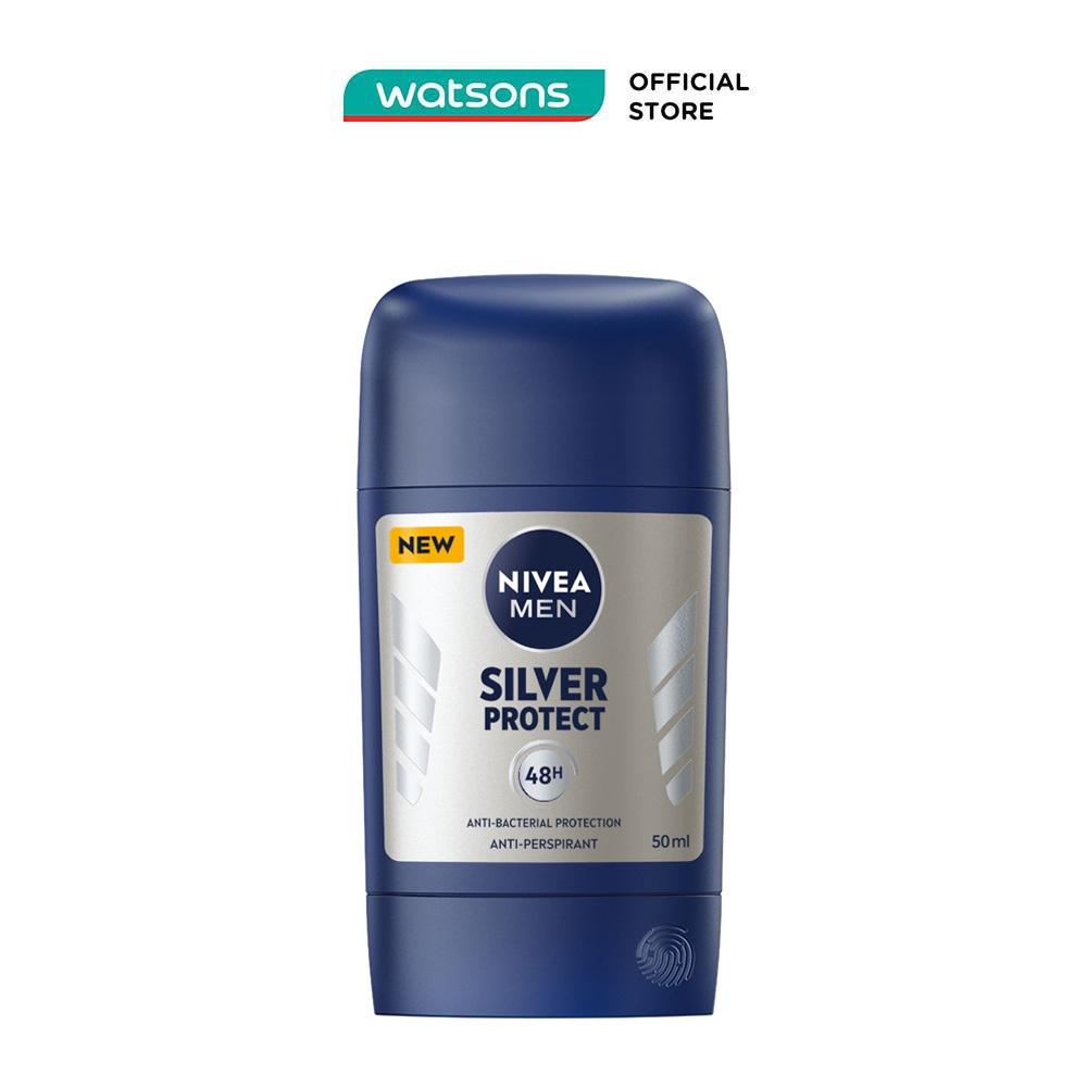 Sáp Ngăn Mùi Nivea Men Phân Tử Bạc 50ml