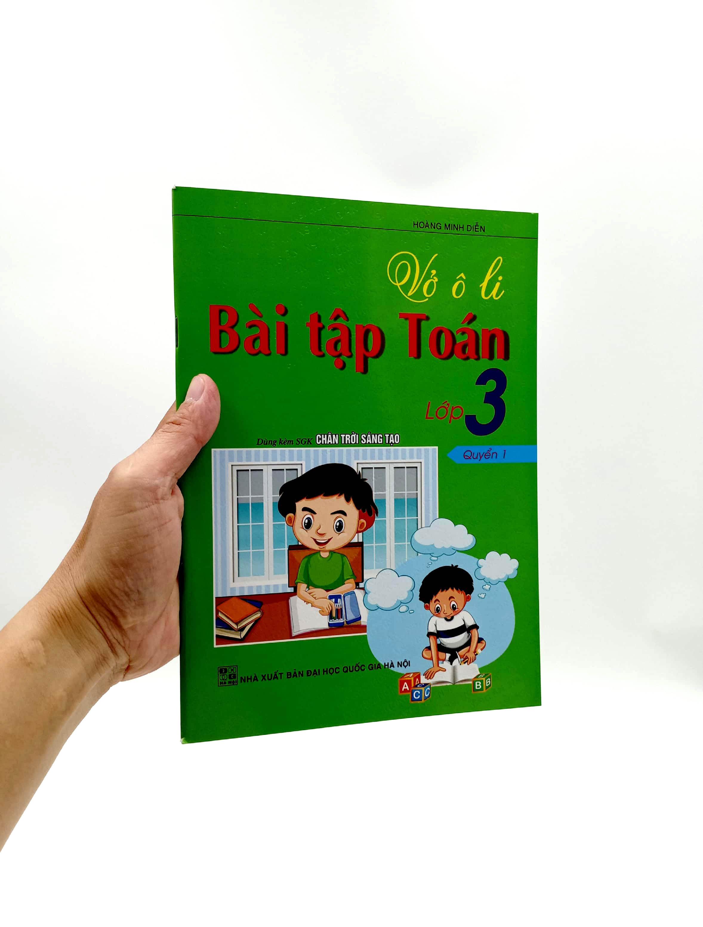 Vở Ô Li Bài Tập Toán 3 - Quyển 1 (Dùng Kèm Bộ Sách Chân Trời Sáng Tạo)