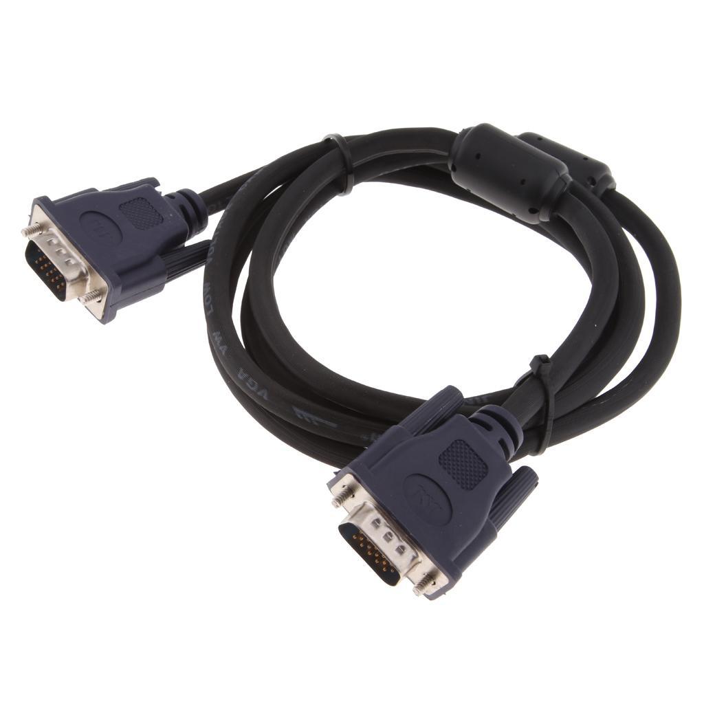 VGA Extension Cable Male to Male Monitor Video Adapter Cord 1080P
