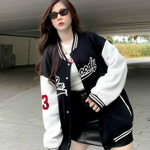 Áo khoác bomber nam nữ unisex gió jacket dù 2 lớp cúc bấm form rộng local brand ulzzang phong cách hàn quốc đep BMOODY