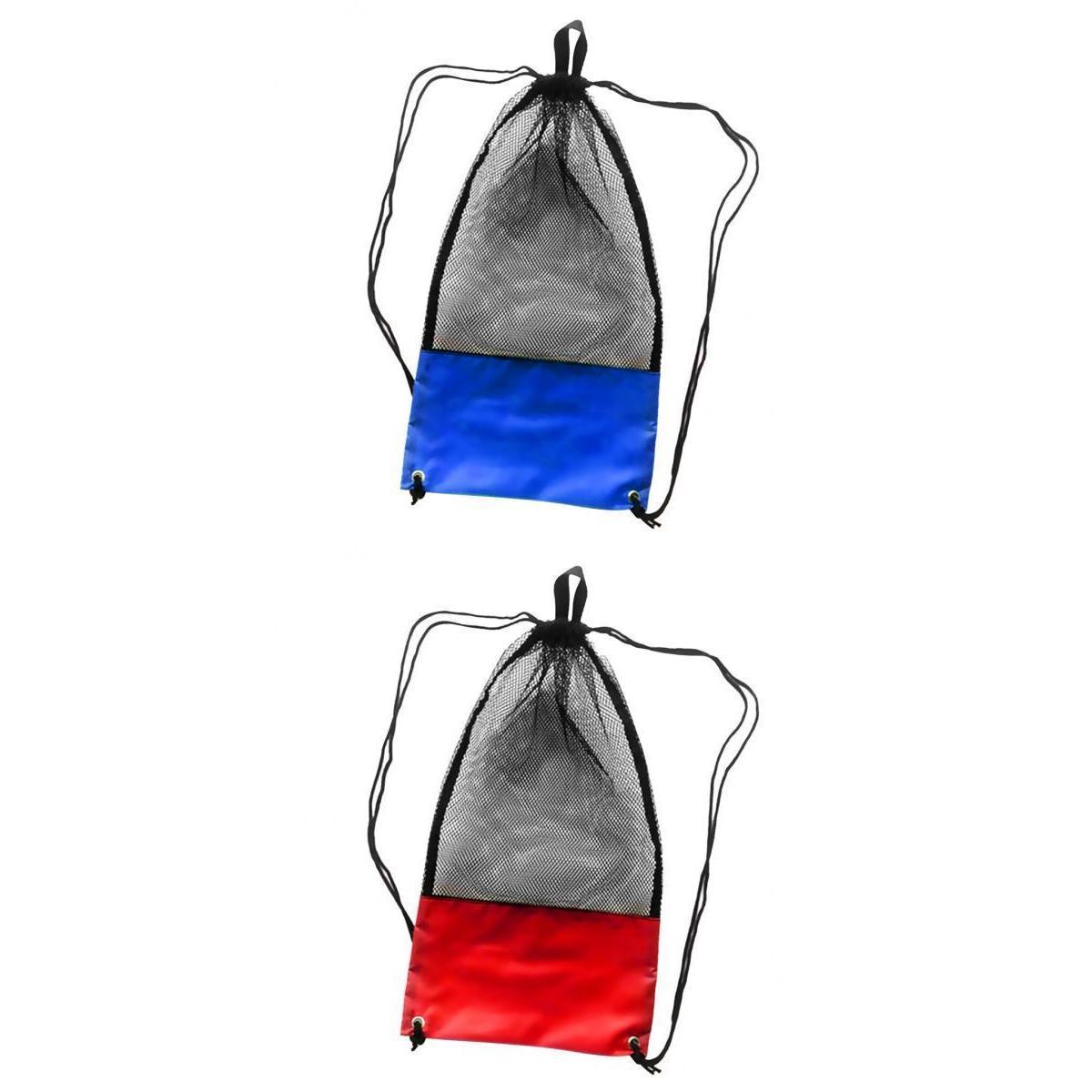 2 Mesh Storage Pouch for Diving Scuba Snorkeling Swim  Flippers