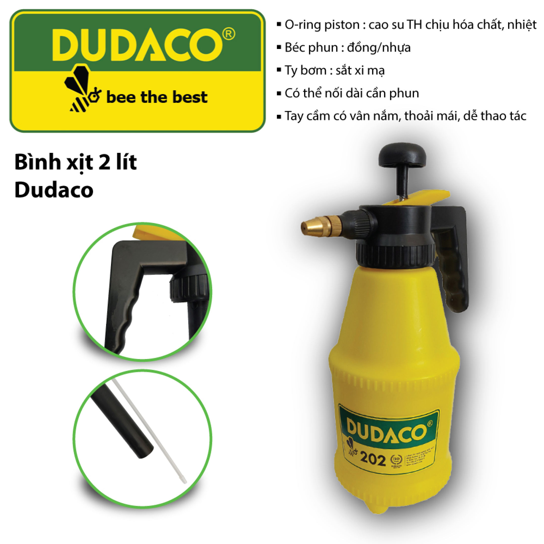 Bình Xịt Phun Sương Tưới Nước Dudaco 202