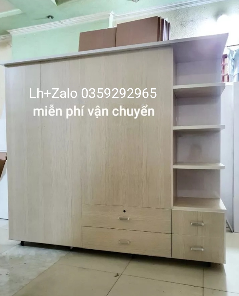 Tủ nhựa đài Loan 4 cánh 1 kệ 