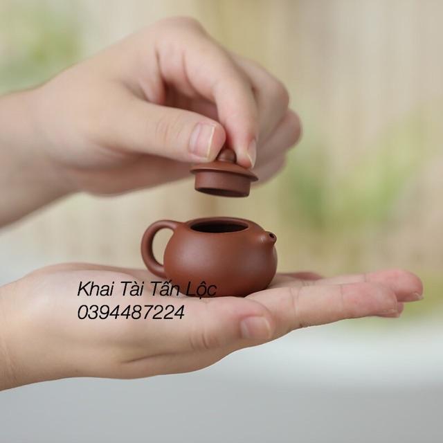 Ấm trà tử sa mini  trang trí