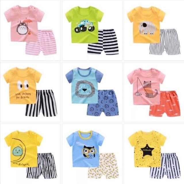 Bộ cotton cho bé trai/ bé gái