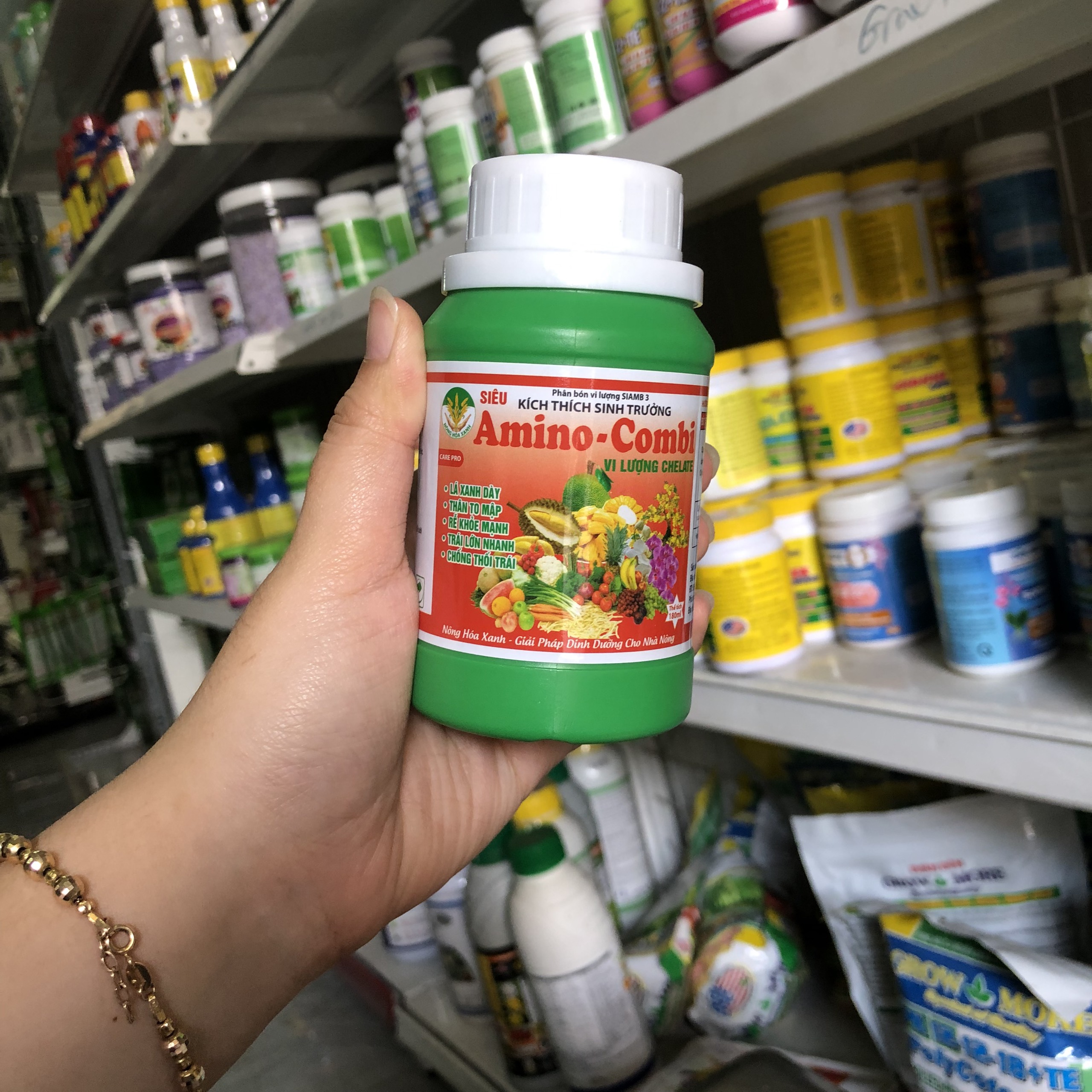 AMINO COMBI – LÁ TO, DÀY, THÂN TO, MẬP, TRÁI LỚN NHANH, CHỐNG THỐI TRÁI
